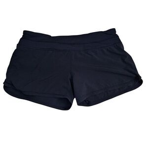 Lululemon Athletica Black Running Shorts Women's Gym Athleisure Sports  sz 10